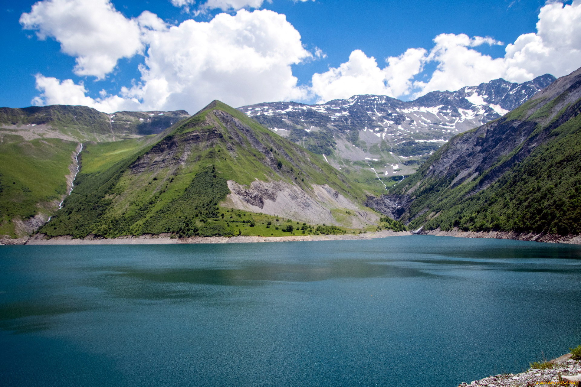 lac de grand maison, french alps, , , , lac, de, grand, maison, french, alps